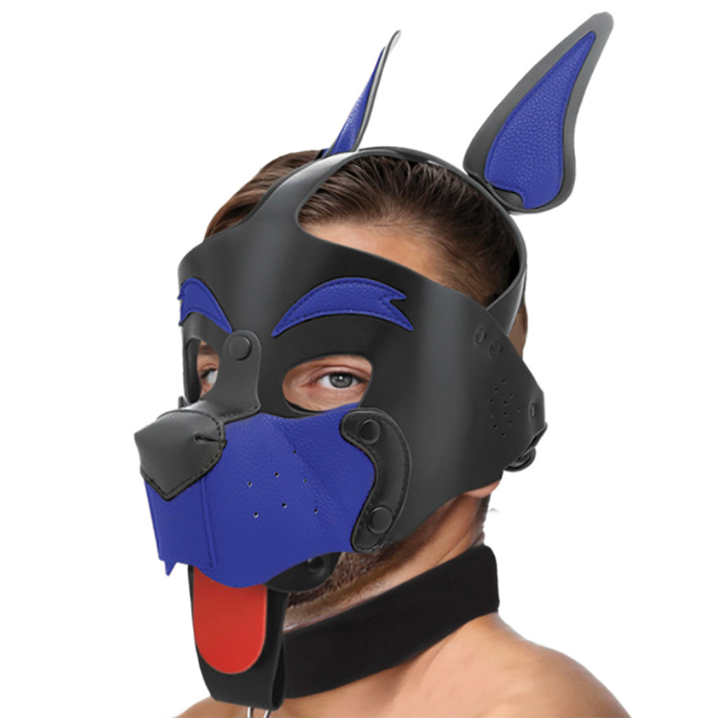 Kanine Kolection Alpha Dog Pup Hood in Blue Bondage and Fetish > Pleasure Masks and Dress Up Play