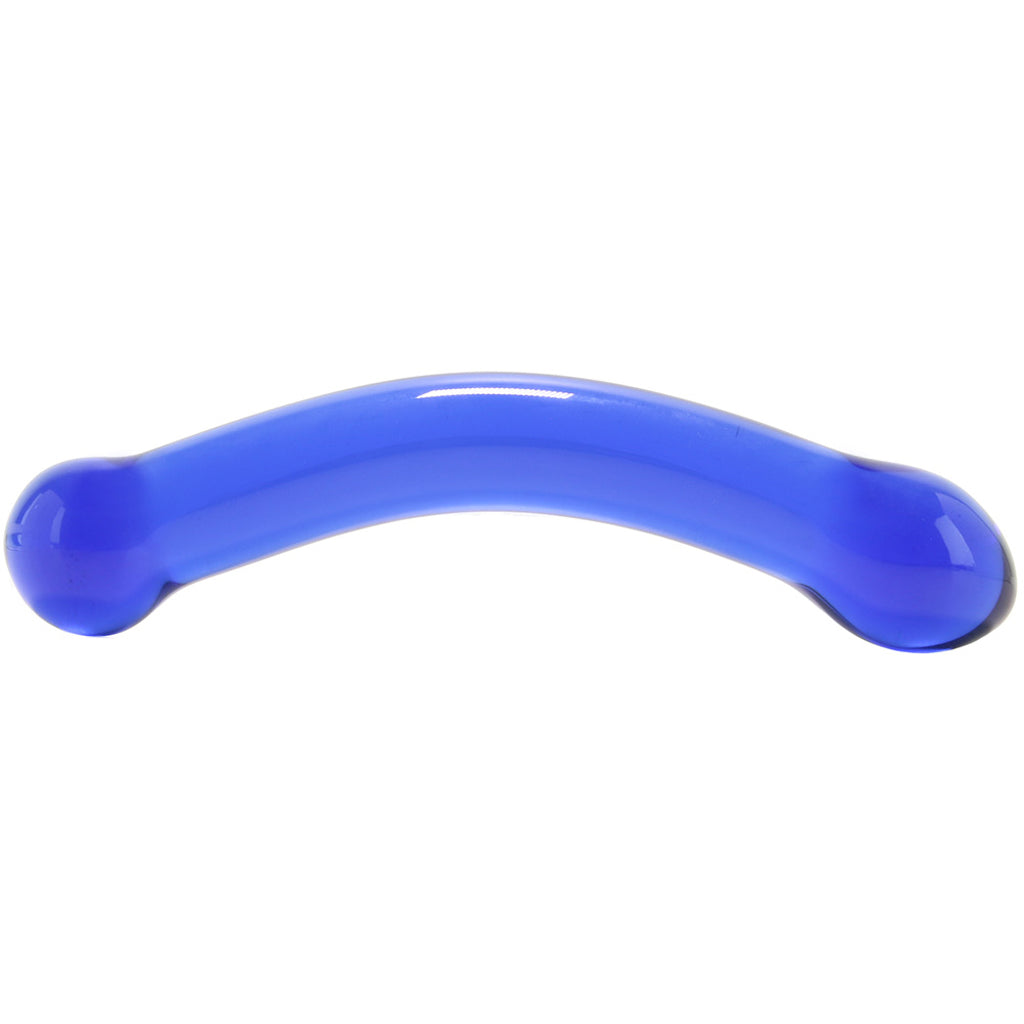 gläs 6 Inch Curved G-Spot Glass Dildo Dildo Sex Toys > Pyrex Glass Dildos