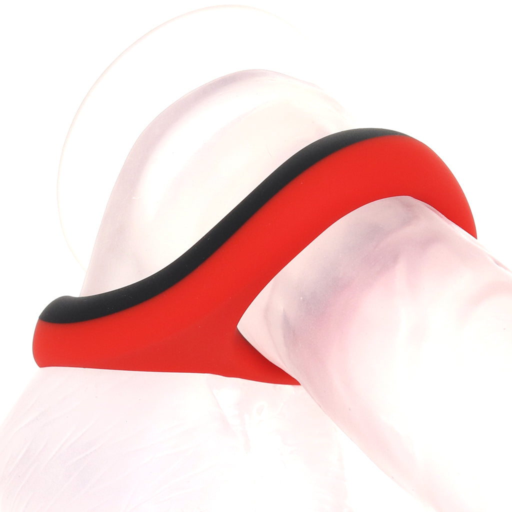 Rock Solid The Code C-Ring and Bandana Set in Red Cock Rings