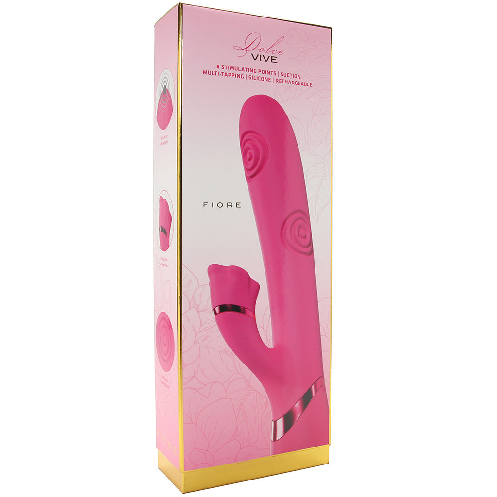 Dolce Vive Fiore Air Wave Tapping Rabbit Vibe Vibrators > Rabbit Vibrators