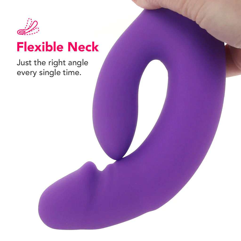 PinkCherry Realistic Slim Rabbit Vibe in Purple Vibrators > Rabbit Vibrators
