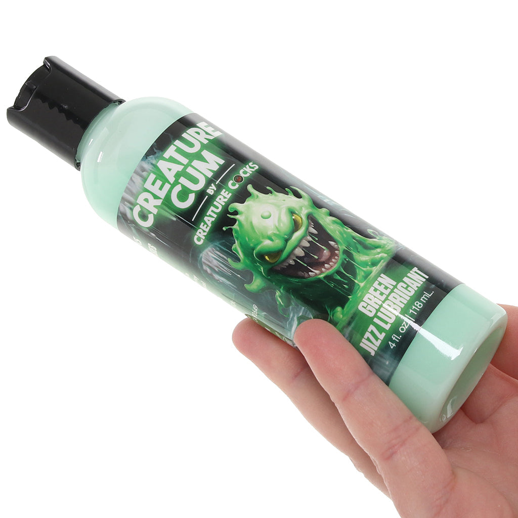 Creature Cum Water-Based Green Lube in 4oz/118ml Shop by Brand > Creature Cocks