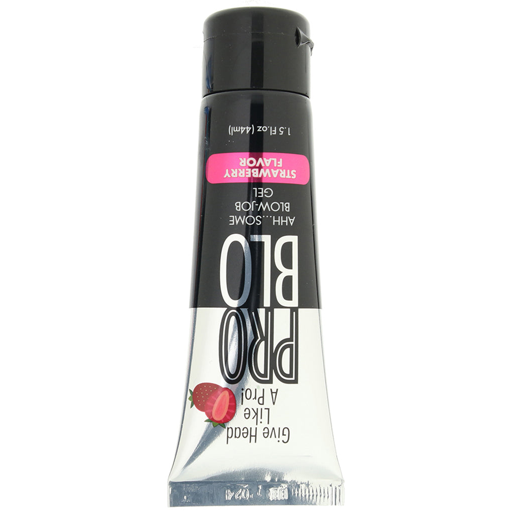 Pro Blo Flavored Oral Gel 1.5oz/44ml in Strawberry Lubes and Lotions > Sexual Stimulants