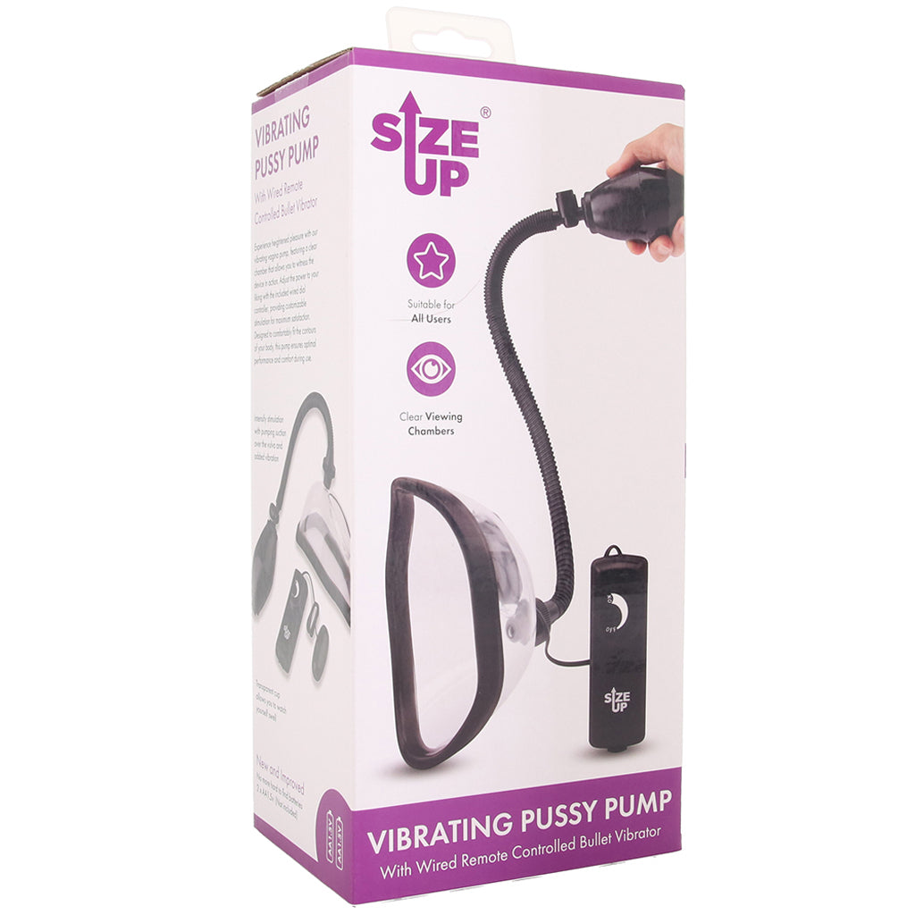 Size Up Vibrating Pussy Pump Vibrators > Clitoral Suction & Stimulation