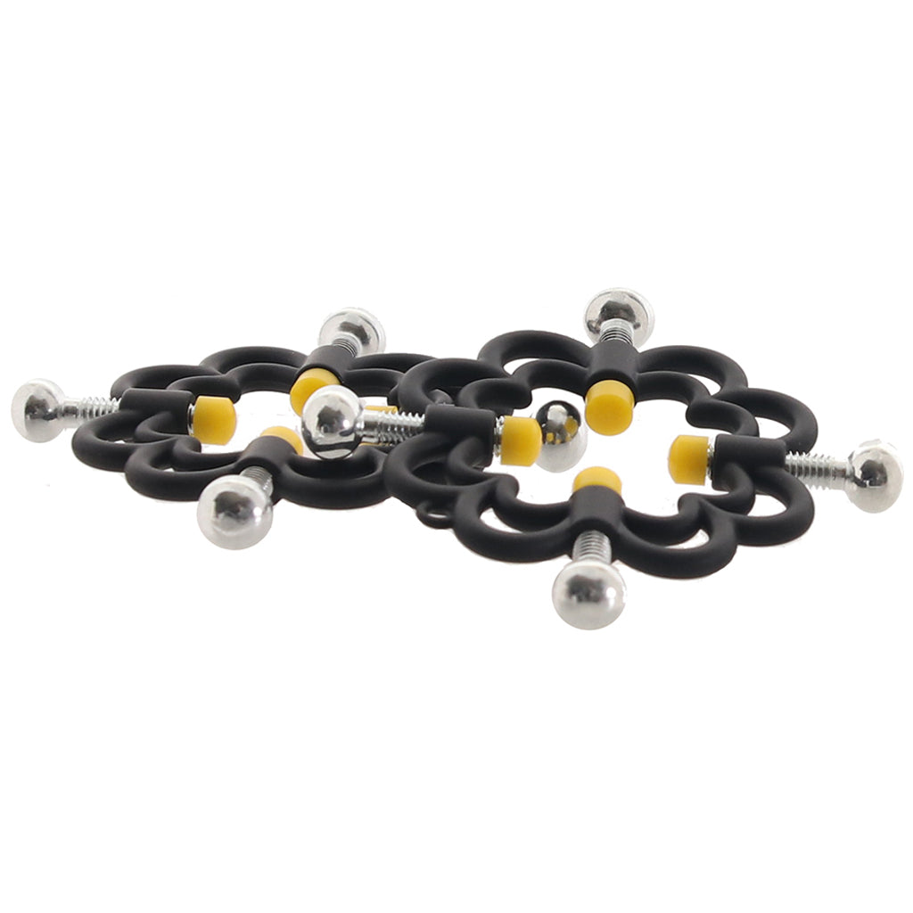 Boundless 4-Point Press Nipple Grips Bondage and Fetish > Nipple Stimulators & Clamps