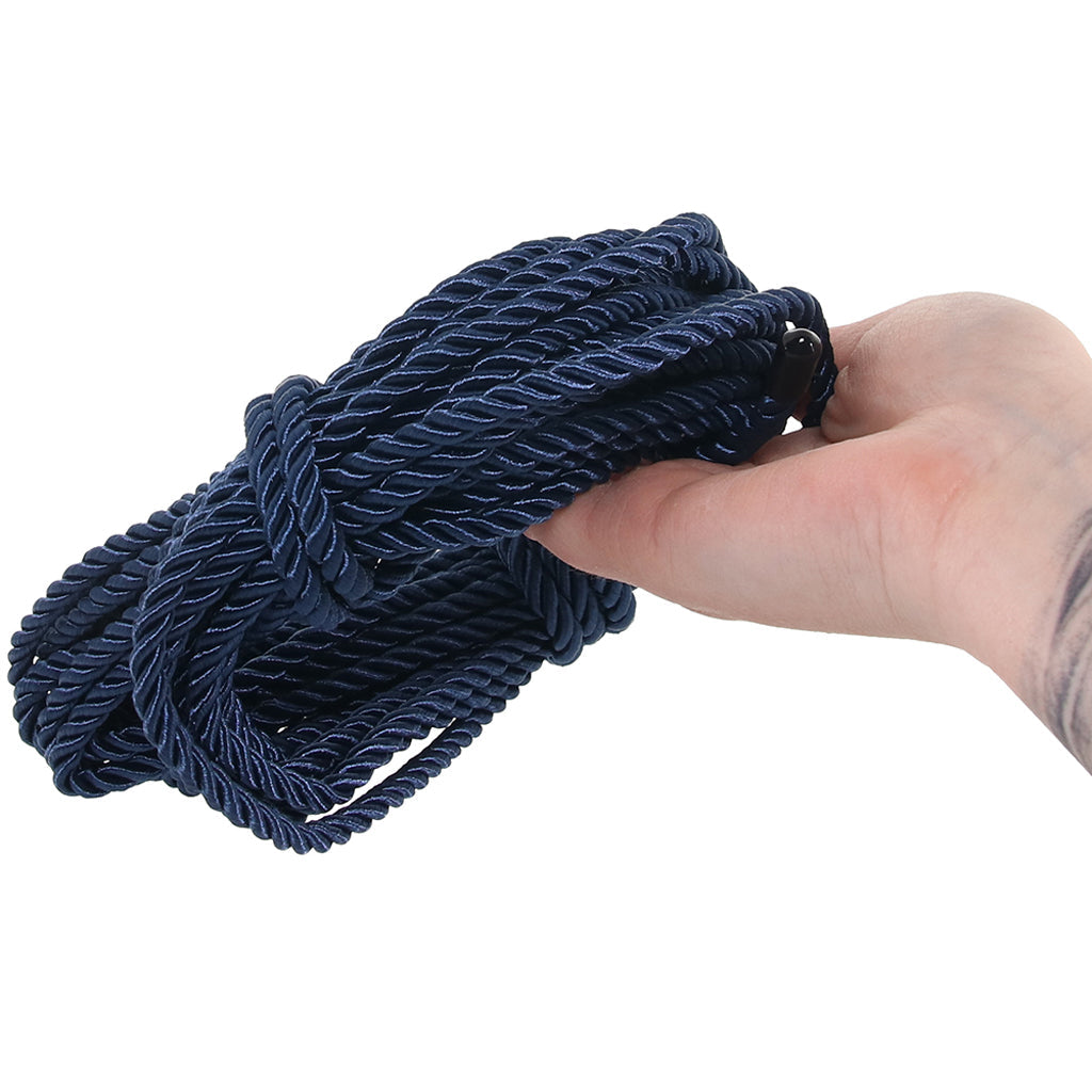 Ouch! 32.8'/10m Bondage Rope in Navy Blue Bondage and Fetish > Restraints