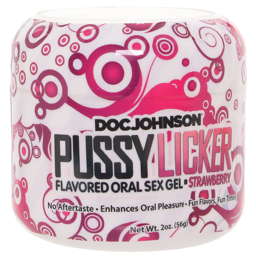 Pussy Licker Strawberry Oral Sex Gel in 2oz/56.6g Lubes and Lotions > Flavored Sex Lubes
