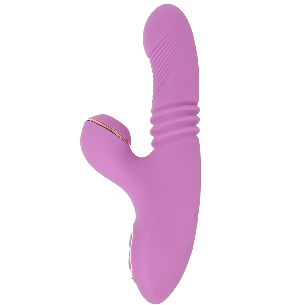 Shegasm Pro-Thrust Suction Rabbit in Pink Vibrators > Rabbit Vibrators