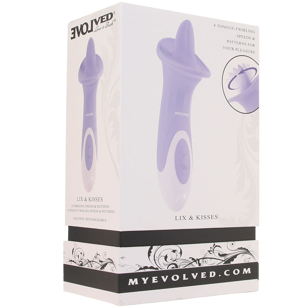 Lix & Kisses Tongue Twirling Vibe Vibrators > Clitoral Stimulators