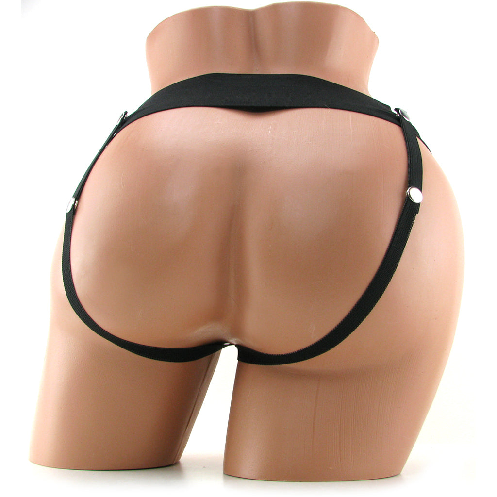 Fetish Fantasy Hollow Vibrating Strap-On in Black Vibrators > Strap-On & Wearable