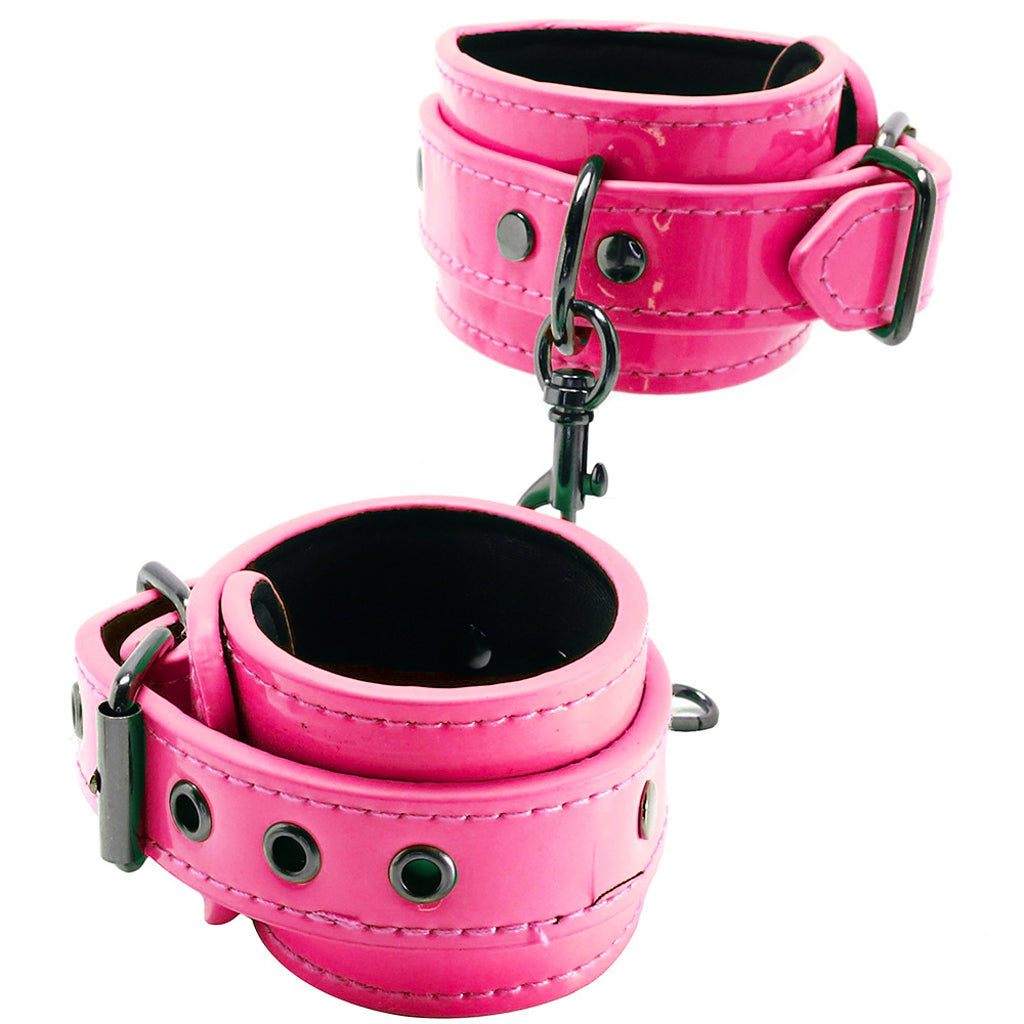 Electra Play Things Ankle Cuffs in Neon Pink Bondage and Fetish > Wrist and Ankle Cuffs