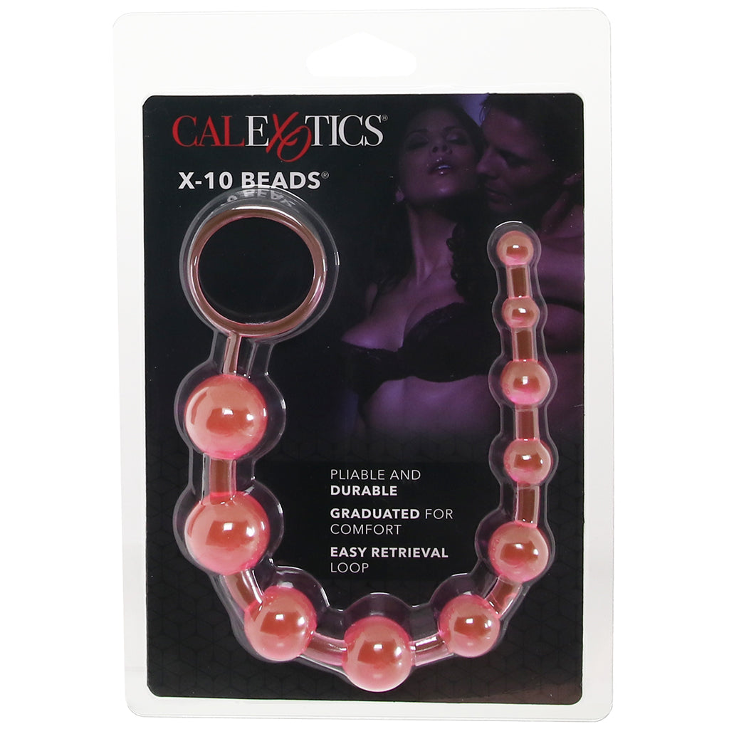 X-10 Anal Beads in Pink Anal Sex Toys > Anal Beads