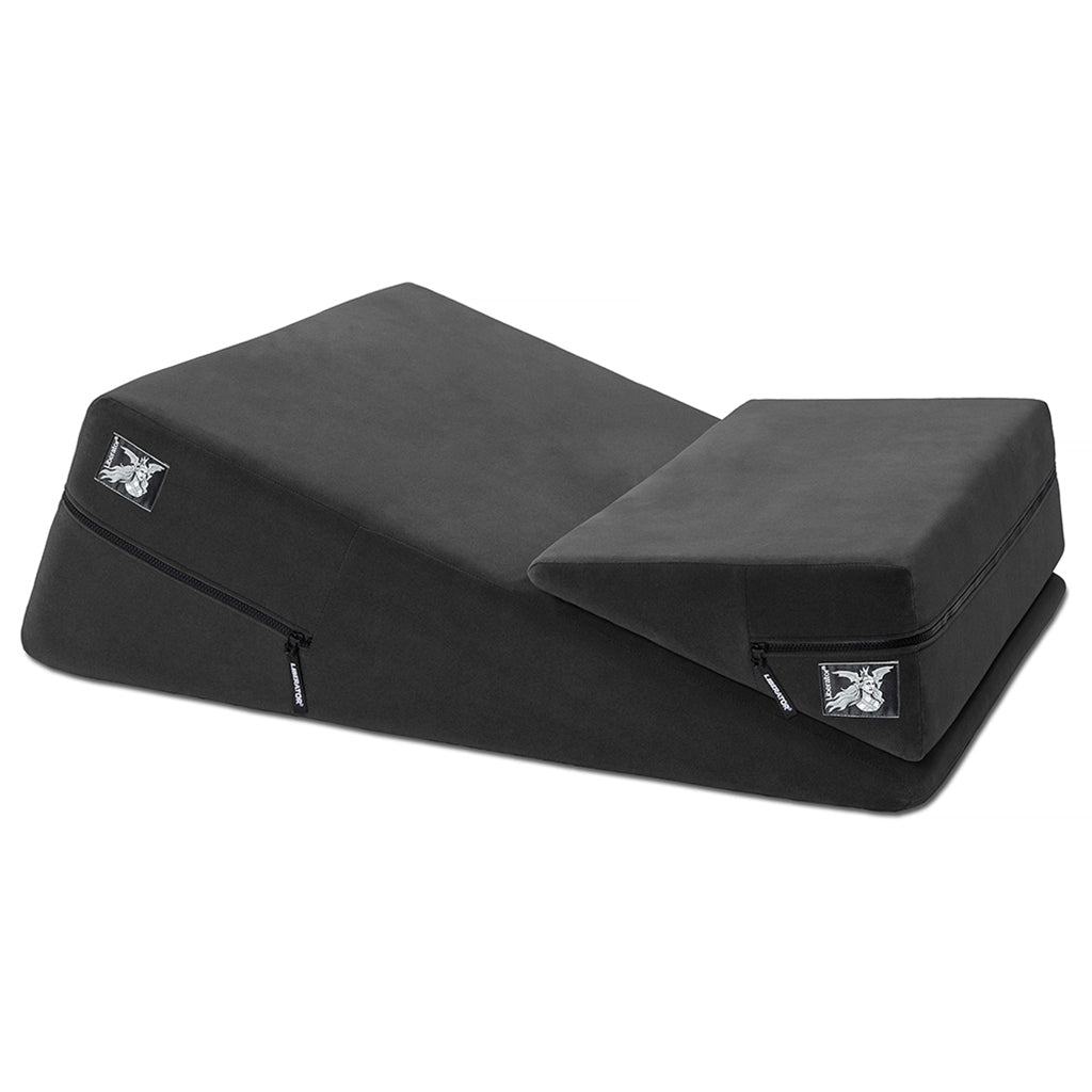 Wedge Ramp Combo in Velvet Black Sex Furniture > Sex Machine