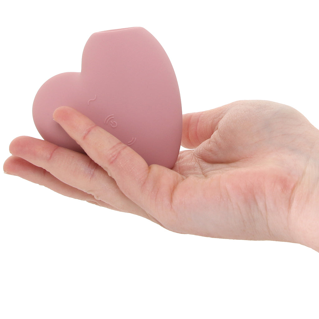 Satisfyer Cutie Heart Air Pulse Stimulator in Light Red Vibrators > Clitoral Stimulators