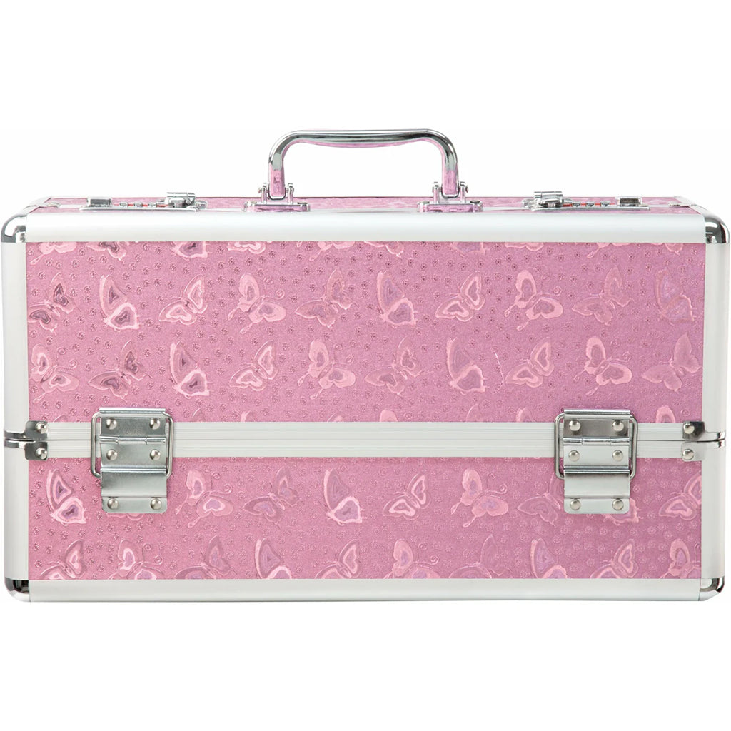 Simple and True Lockable Large Vibrator Case in Pink Toy Storage
