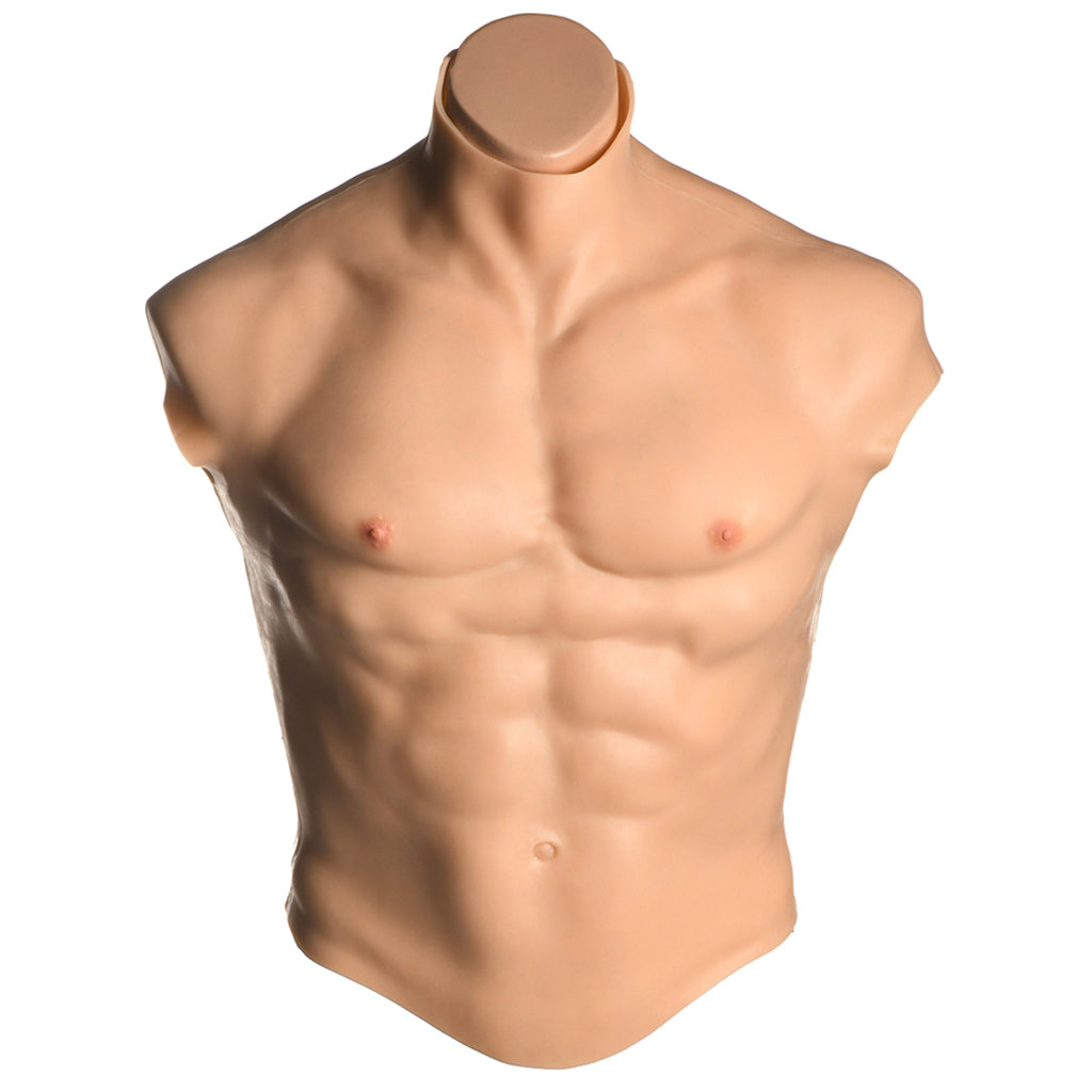 Master Series Ripped Silicone Male Chest in Small Sexual Wellness > Gender Expression and Affirmation