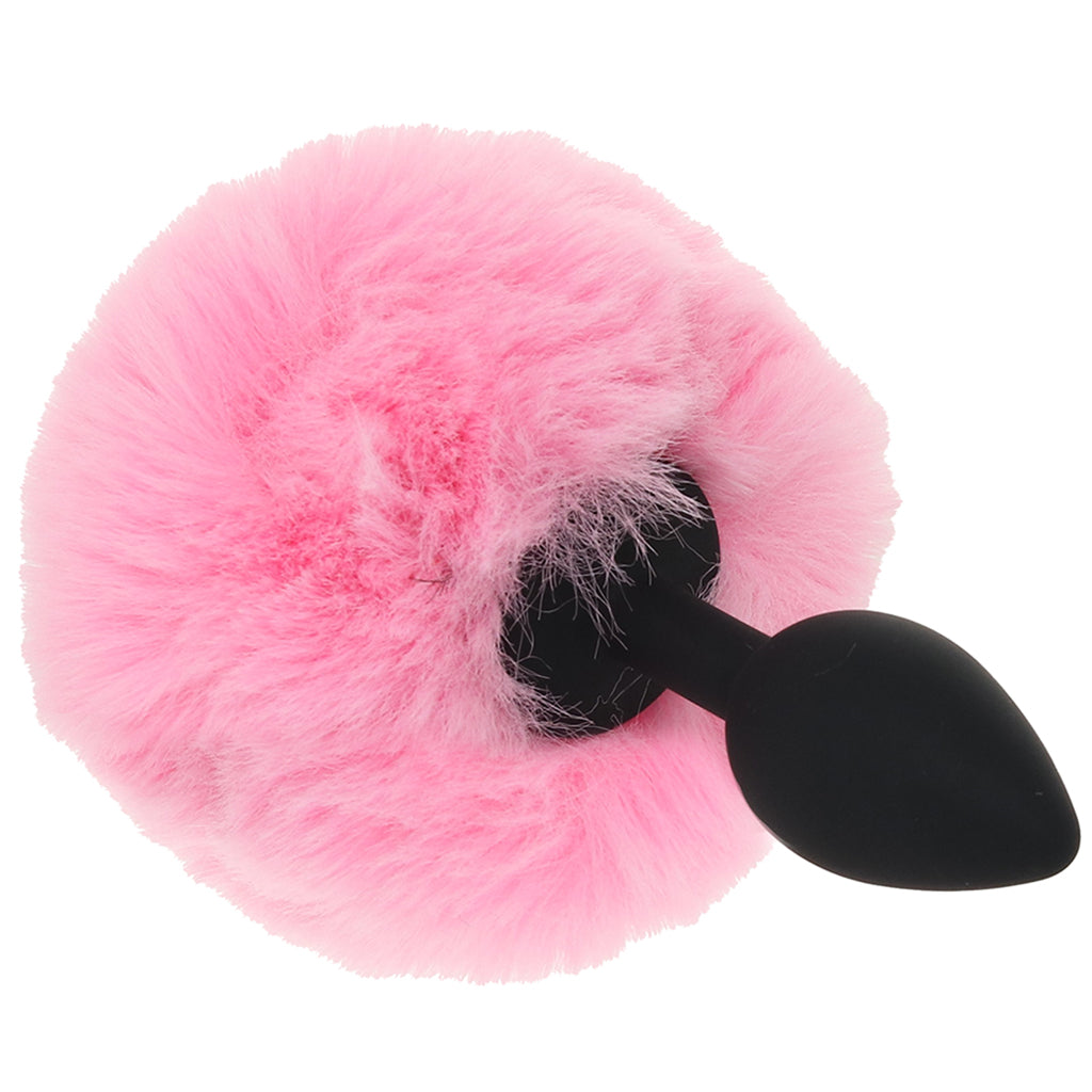 Tailz Fluffy Bunny Tail Silicone Plug in Pink Anal Sex Toys > Butt Plugs
