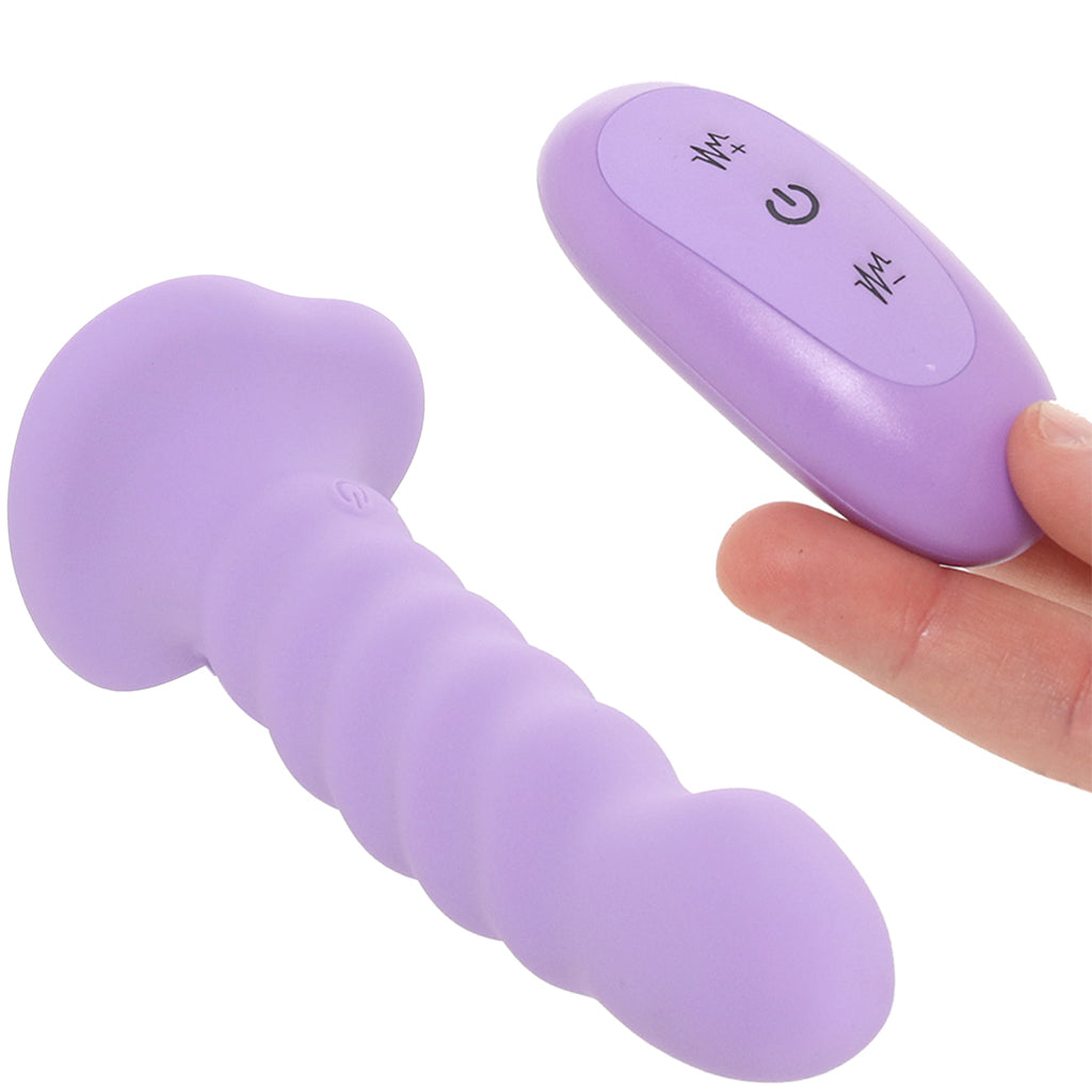 Colours 6 Inch Ribbed Remote Vibe in Purple Vibrators > G-Spot Vibrators