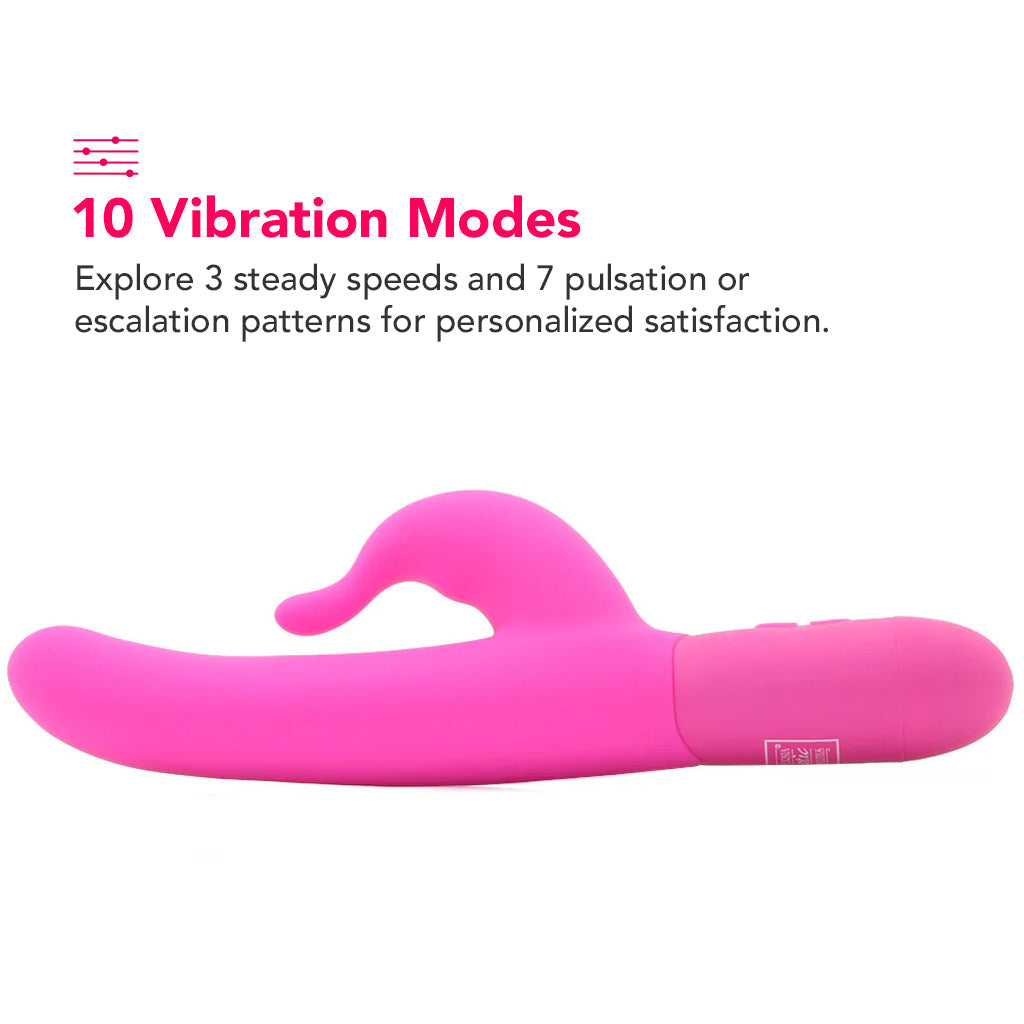 Posh 10-Function Silicone Teasing Tickler Vibe in Pink Vibrators > Rabbit Vibrators