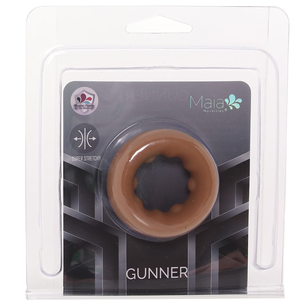 Gunner Liquid Silicone Super Stretch C-Ring in Tan Cock Rings