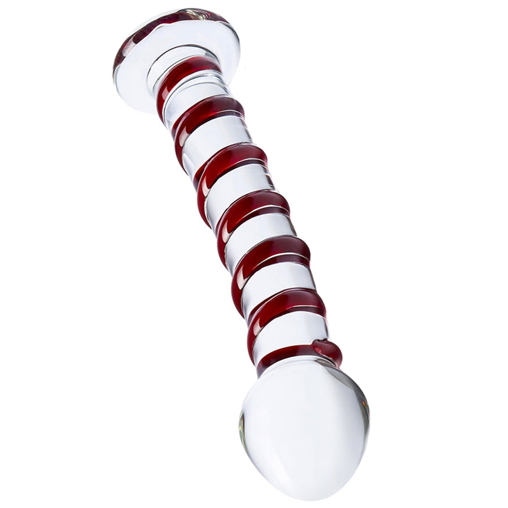 gläs 8 Inch Mr. Swirly Dildo Dildo Sex Toys > G-Spot Dildos