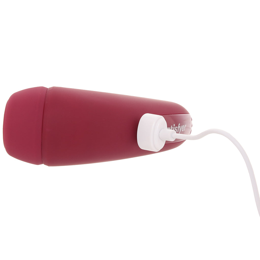 Satisfyer Curvy 1+ Air Pulse Stimulator in Rose Red Vibrators > Clitoral Stimulators