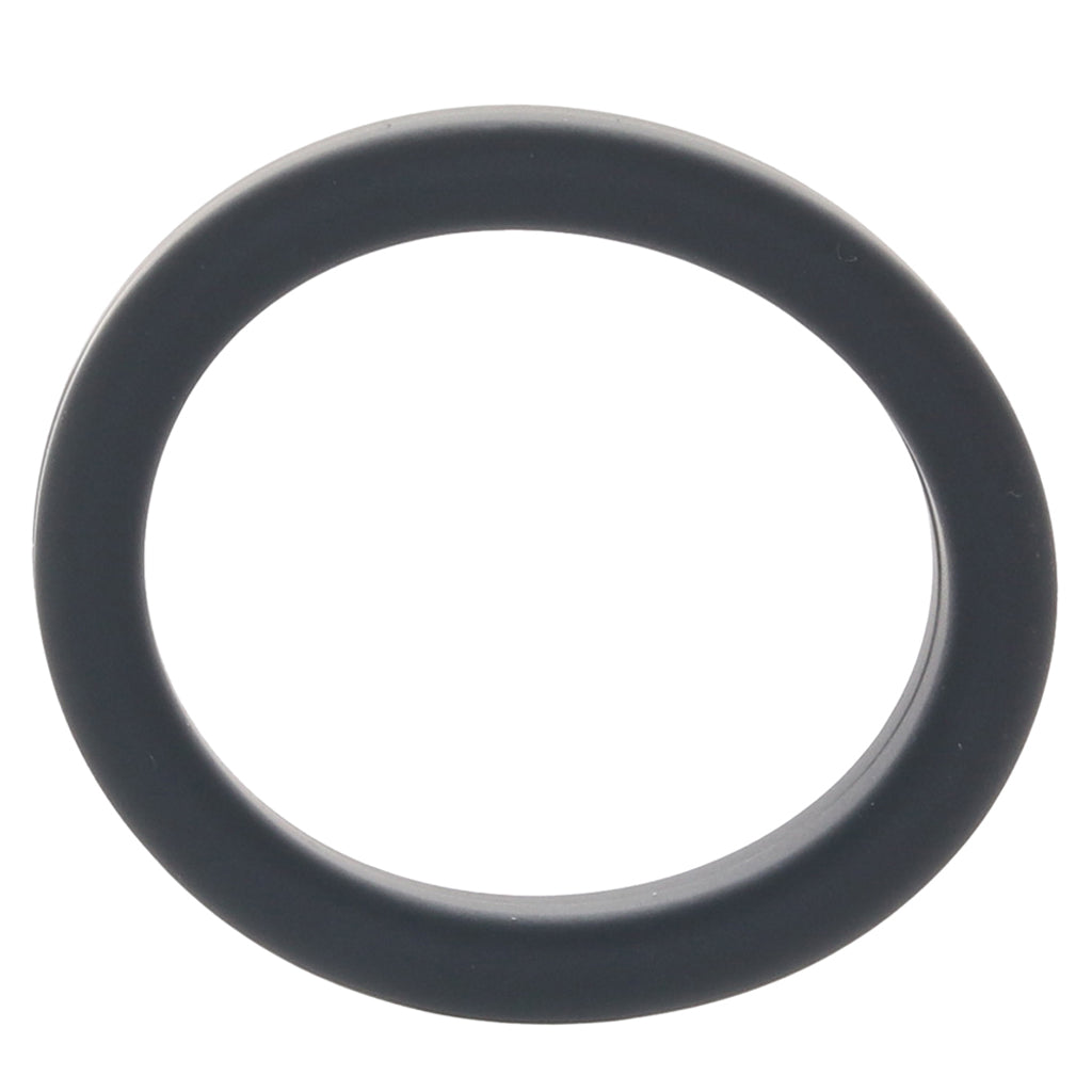 Soft Silicone C-Ring in Black Cock Rings