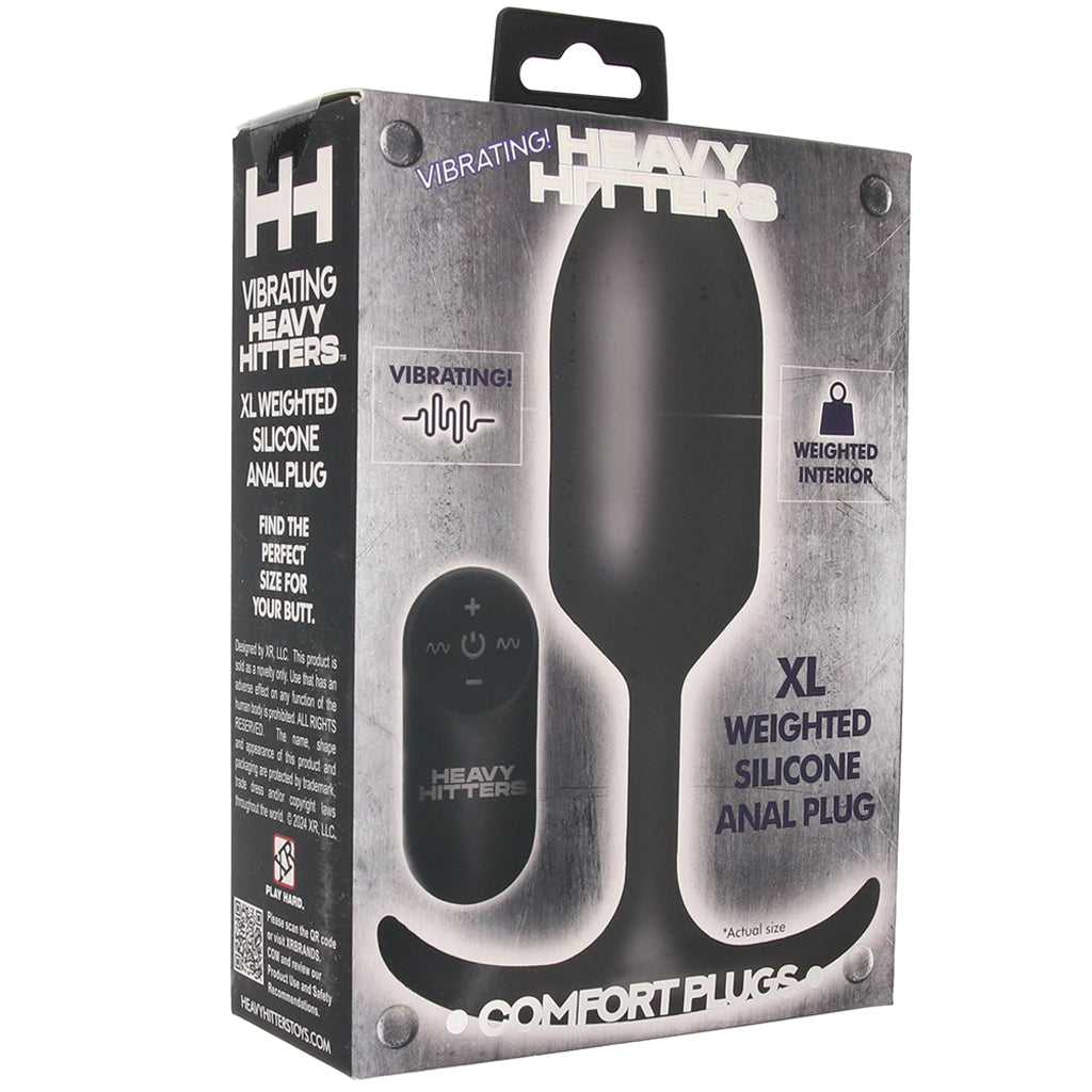 Heavy Hitters Weighted Silicone Anal Plug Vibe Anal Sex Toys > Butt Plugs