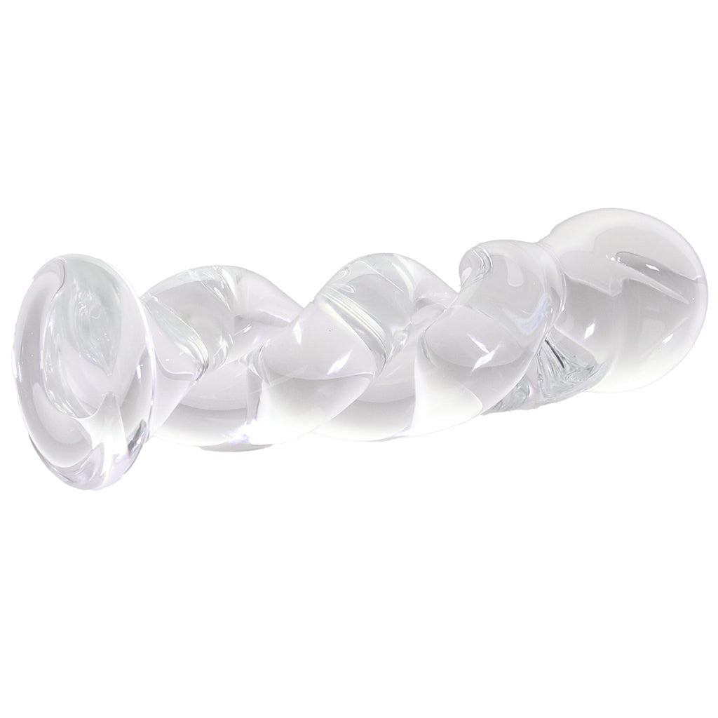 Clarity Seraphic Braid Glass Dildo Dildo Sex Toys > Pyrex Glass Dildos