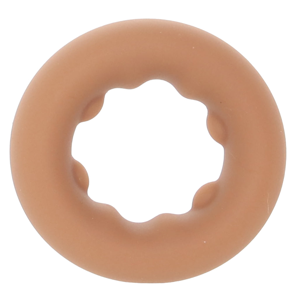 Gunner Liquid Silicone Super Stretch C-Ring in Tan Cock Rings