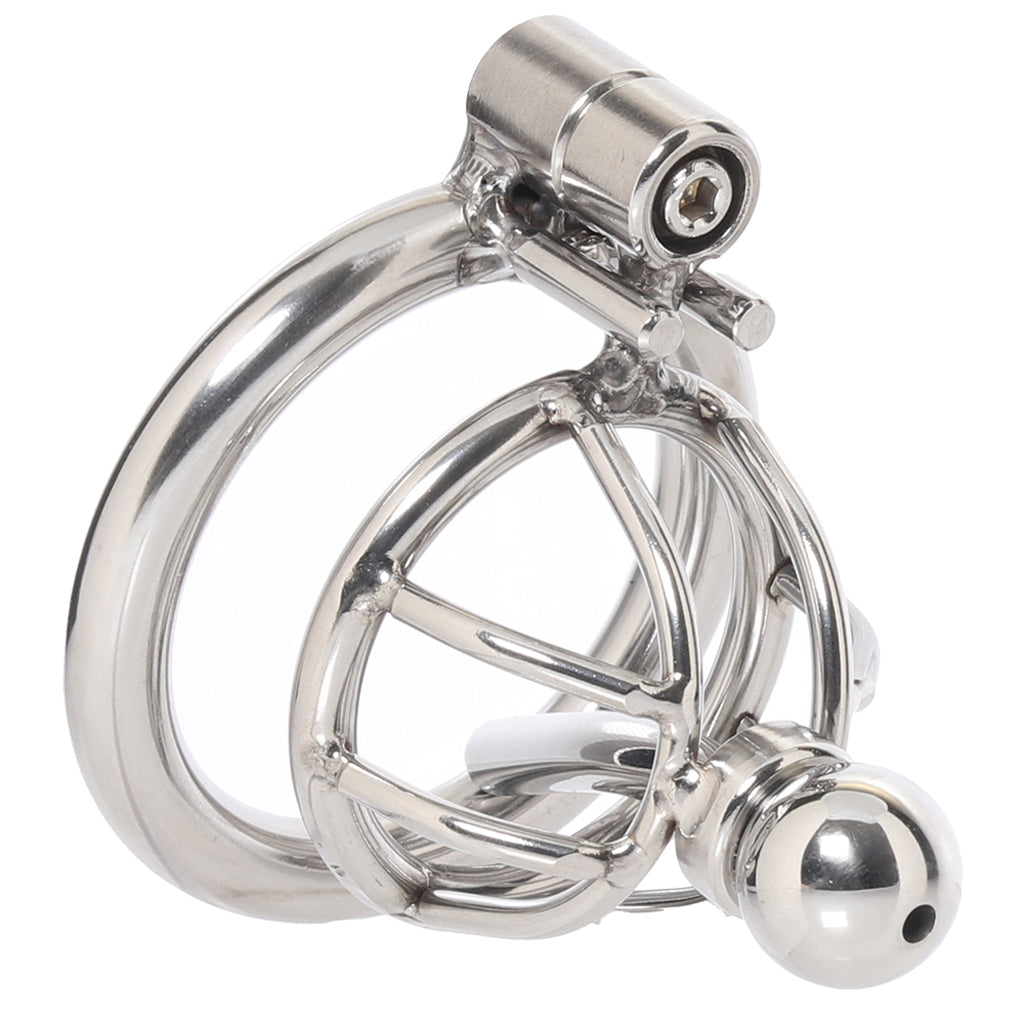 Lockmaster Inverted Urethral Straw Micro Chastity Cage Bondage and Fetish > Cock and Ball Devices