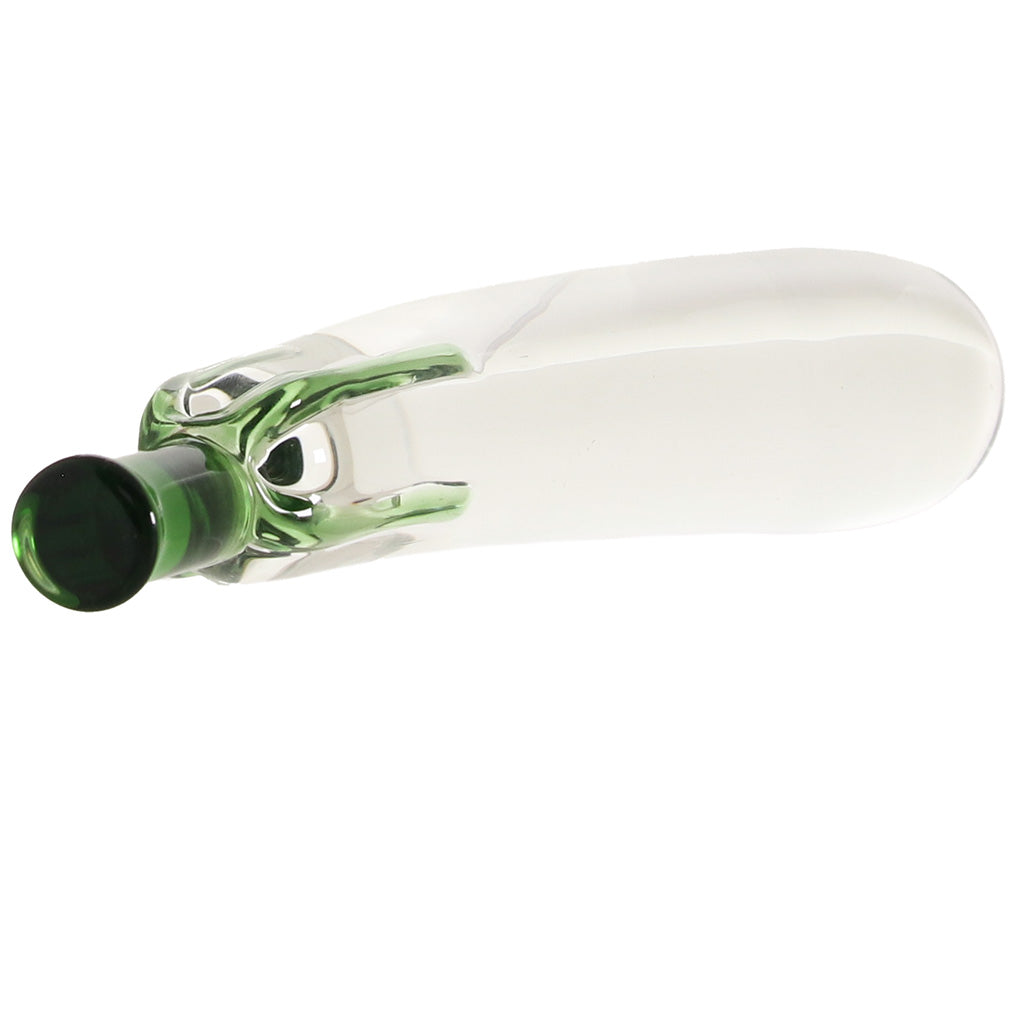 gläs Eggplant Ecstacy Glass Dildo Dildo Sex Toys > G-Spot Dildos