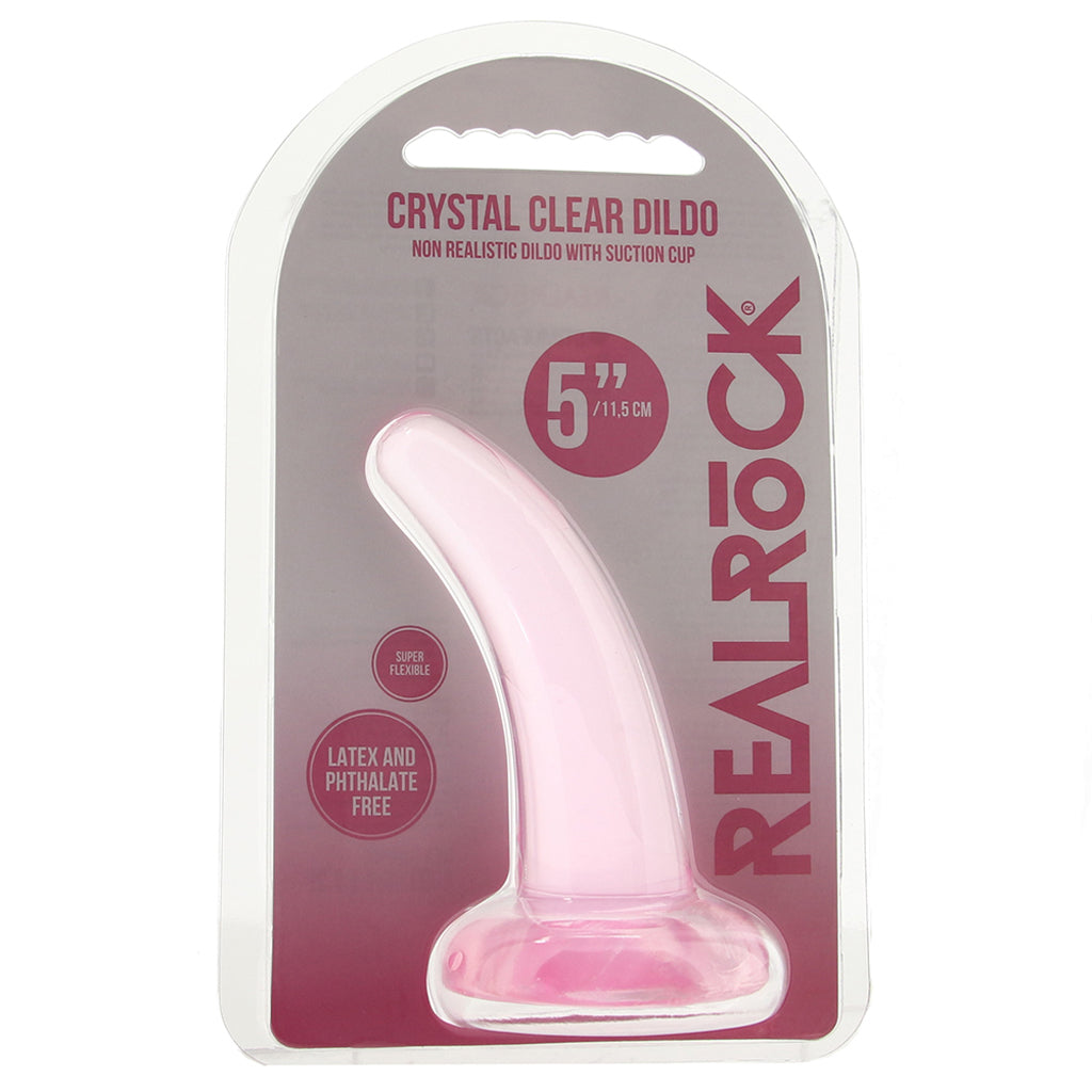 RealRock 5 Inch Slim Dildo in Pink Dildo Sex Toys > Anal Dildos