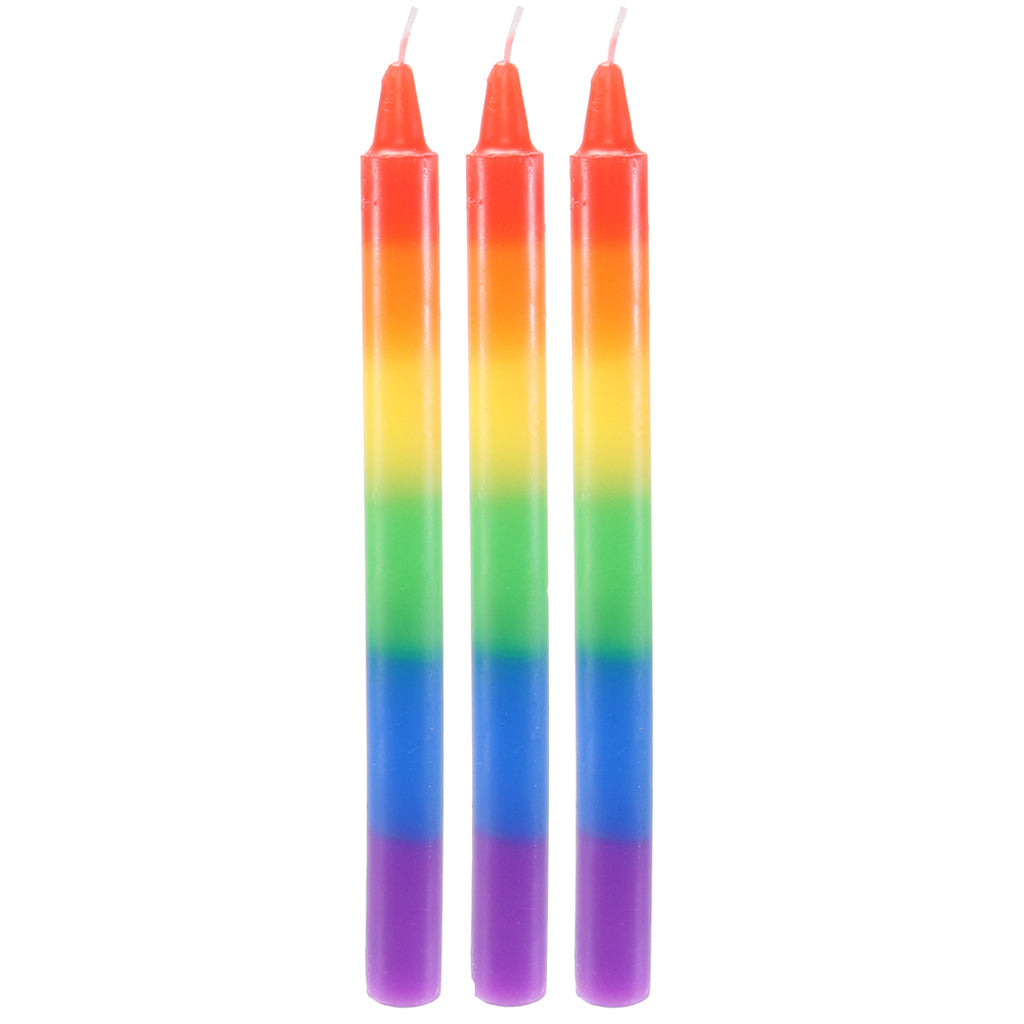 Master Series Pride Rainbow Drip Candles Bondage and Fetish > Tools & Accessories