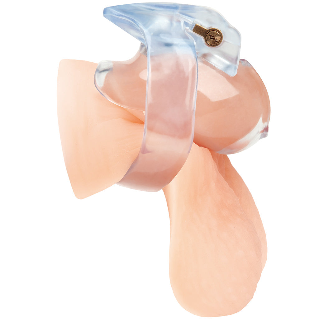 Blueline Small Dick Acrylic Mini Chastity Cage Bondage and Fetish > Cock and Ball Devices