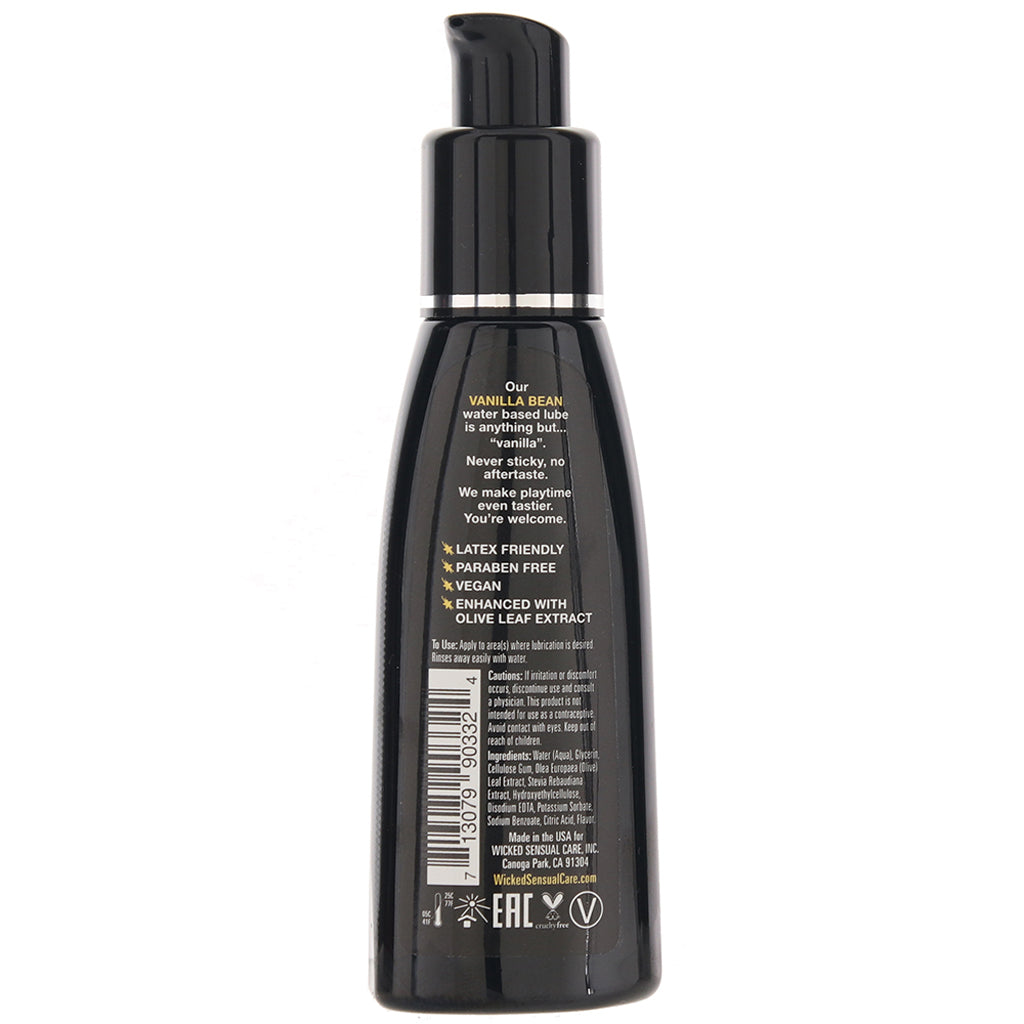 Aqua Flavored Lube 2oz/60ml in Vanilla Bean Lubes and Lotions > Flavored Sex Lubes