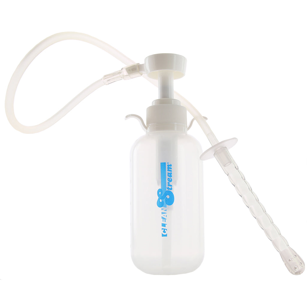 Clean Stream Pump Action Enema Bottle with Nozzle Anal Sex Toys > Douche and Enema
