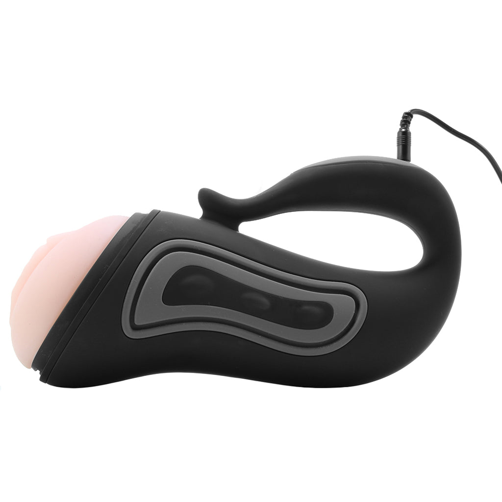 Optimum Power Grip-N-Stroke Masturbator Male Masturbators > Vibrating
