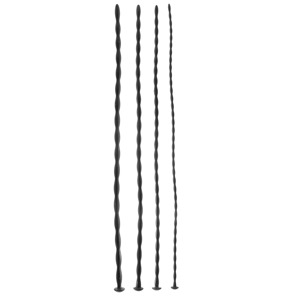 Ouch! Beginner Silicone Spiral Screw Sounding Set Bondage and Fetish > Cock and Ball Devices