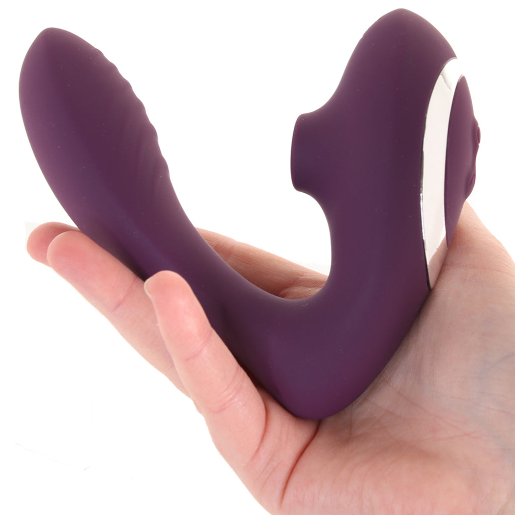 OMG Vibra G Pulse Clitoral Air Massager in Purple Vibrators > G-Spot Vibrators
