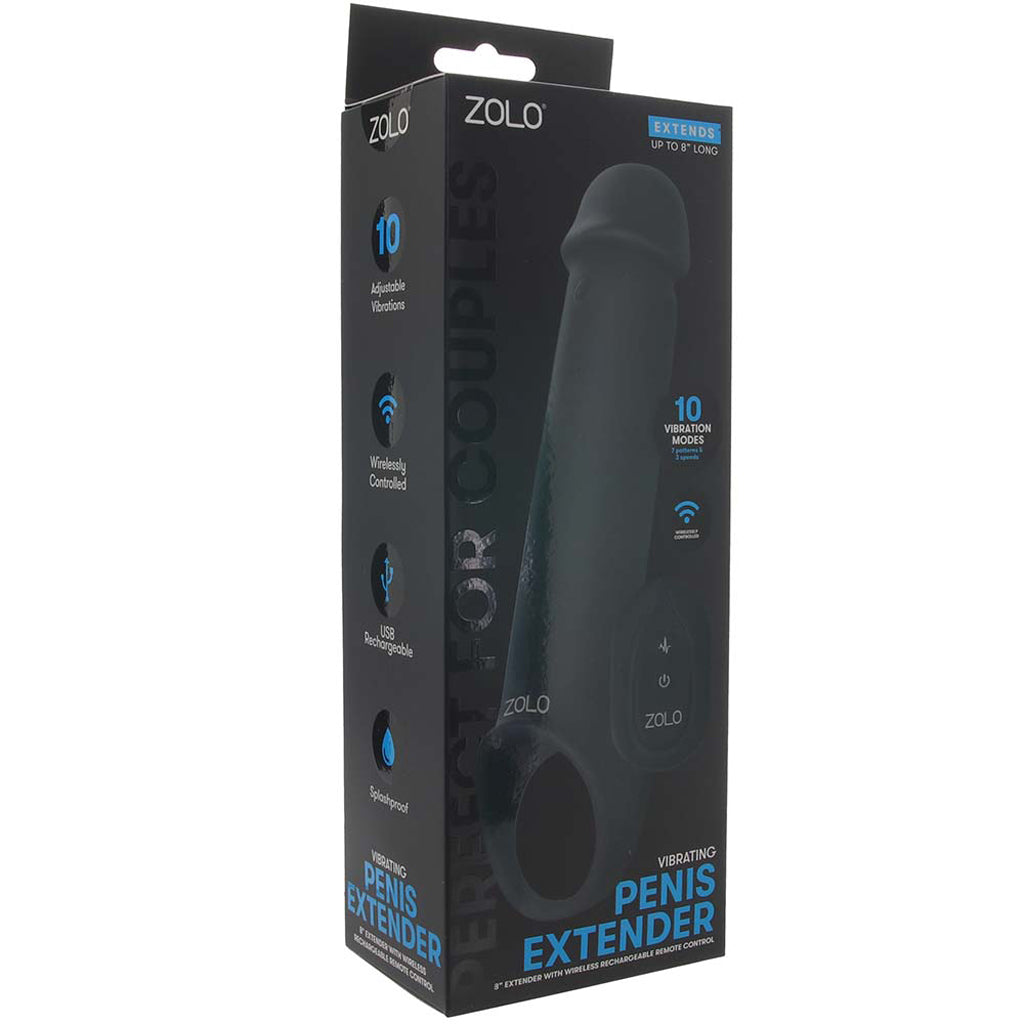 Vibrating Silicone Penis Extender Male Enhancement > Extenders and Sleeves