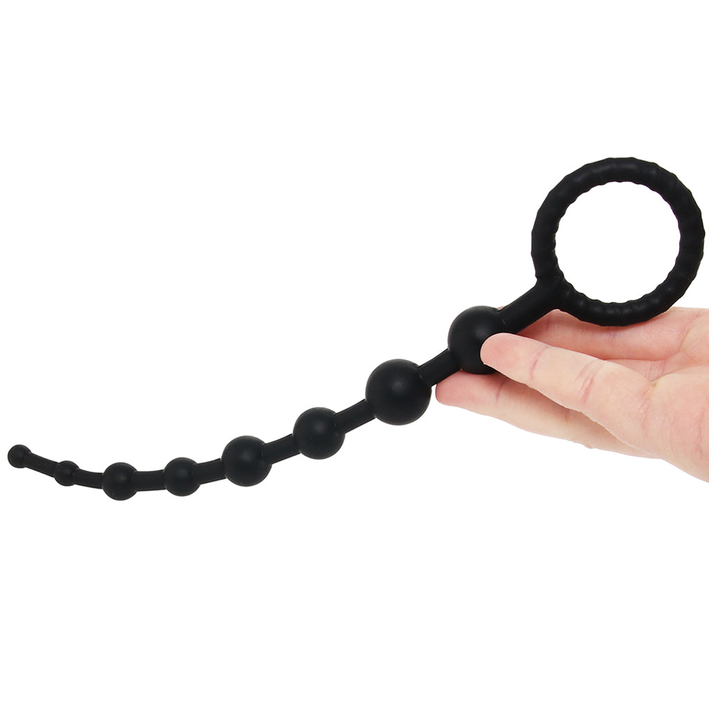 PinkCherry Graduated Anal Beads in Black Anal Sex Toys > Anal Beads