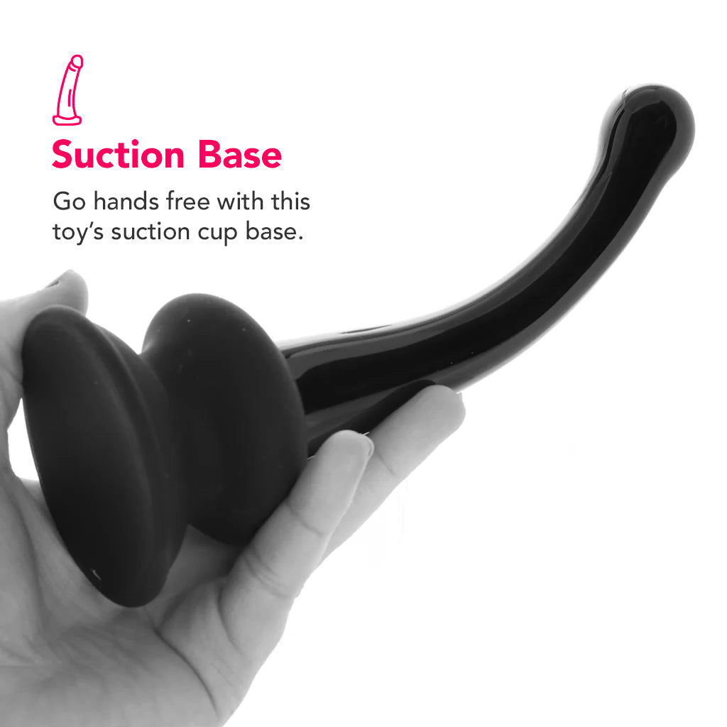 Icicles No. 87 Glass Dildo in Black Dildo Sex Toys > G-Spot Dildos