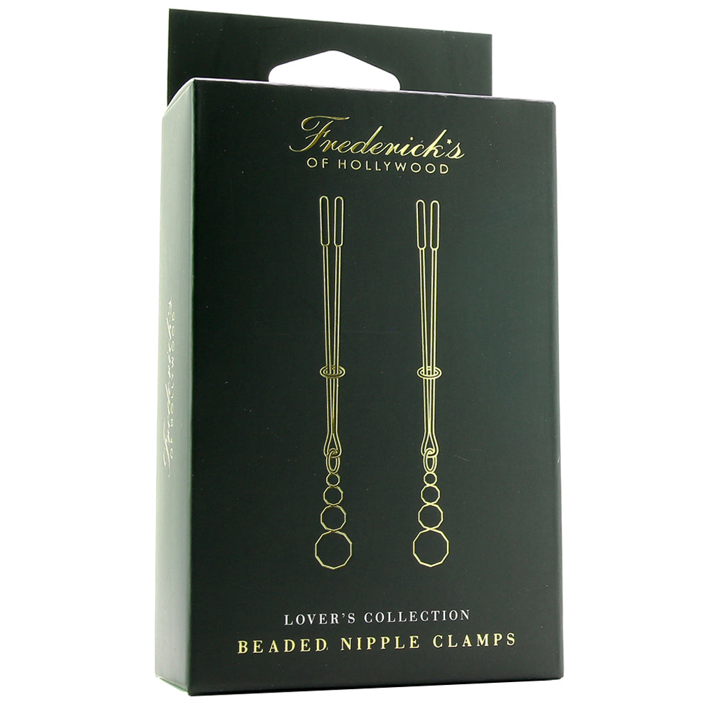 Frederick's of Hollywood Beaded Nipple Clamps Bondage and Fetish > Nipple Stimulators & Clamps