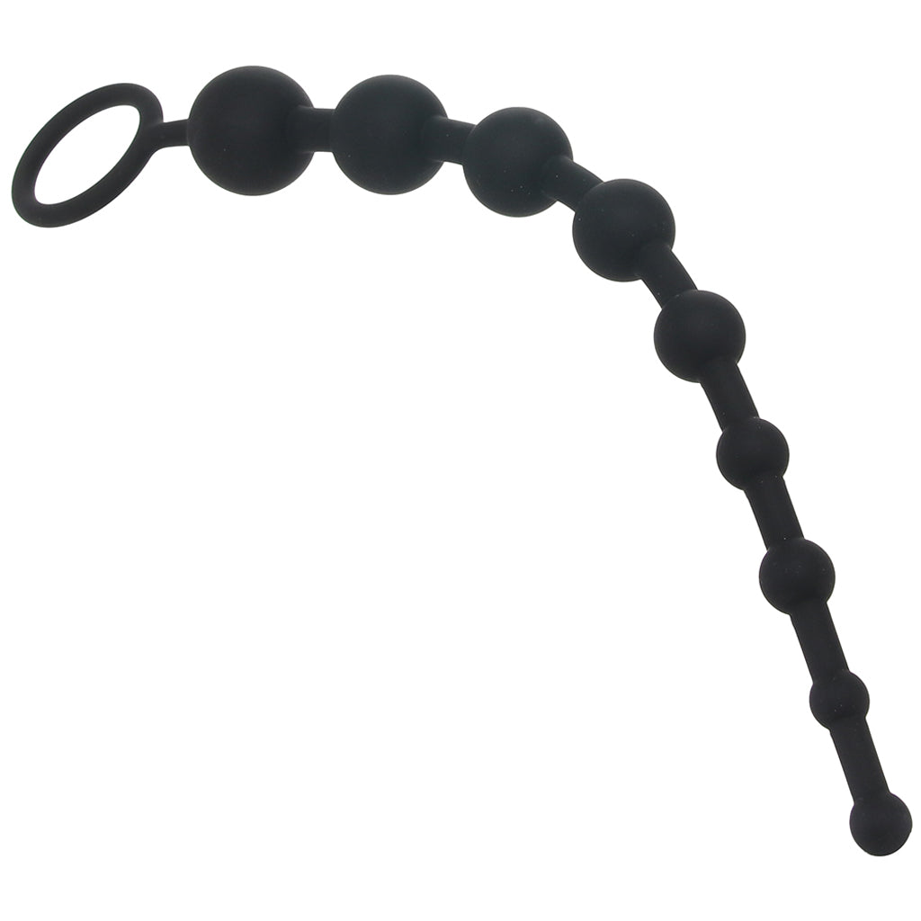 All About Anal Seamless Anal Beads in Black Anal Sex Toys > Anal Beads
