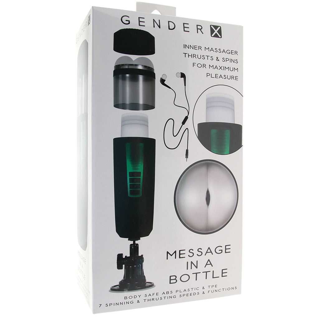 Gender X Message In A Bottle Auto Stroker Male Masturbators > Auto Strokers
