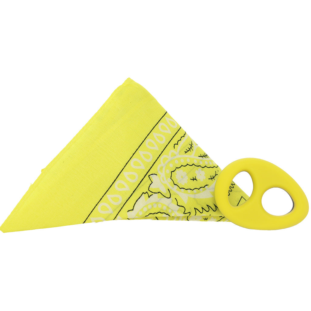 Rock Solid The Code C-Ring and Bandana Set in Yellow Cock Rings