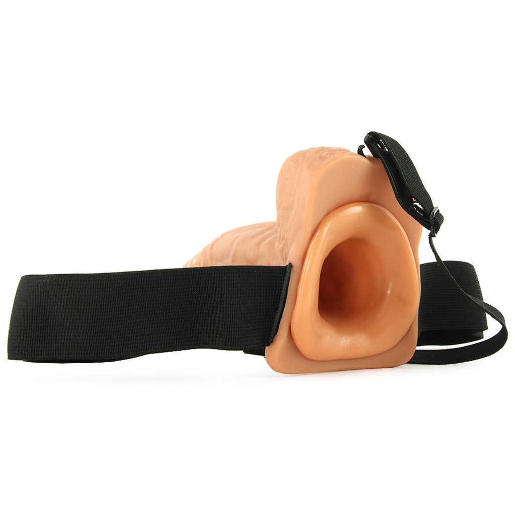 Fetish Fantasy 7 Inch Hollow Strap-On with Balls in Flesh Dildo Sex Toys > Strap-On and Harnesses