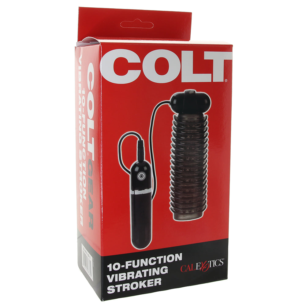Colt 10 Function Textured Vibrating Stroker in Smoke Male Masturbators > Vibrating