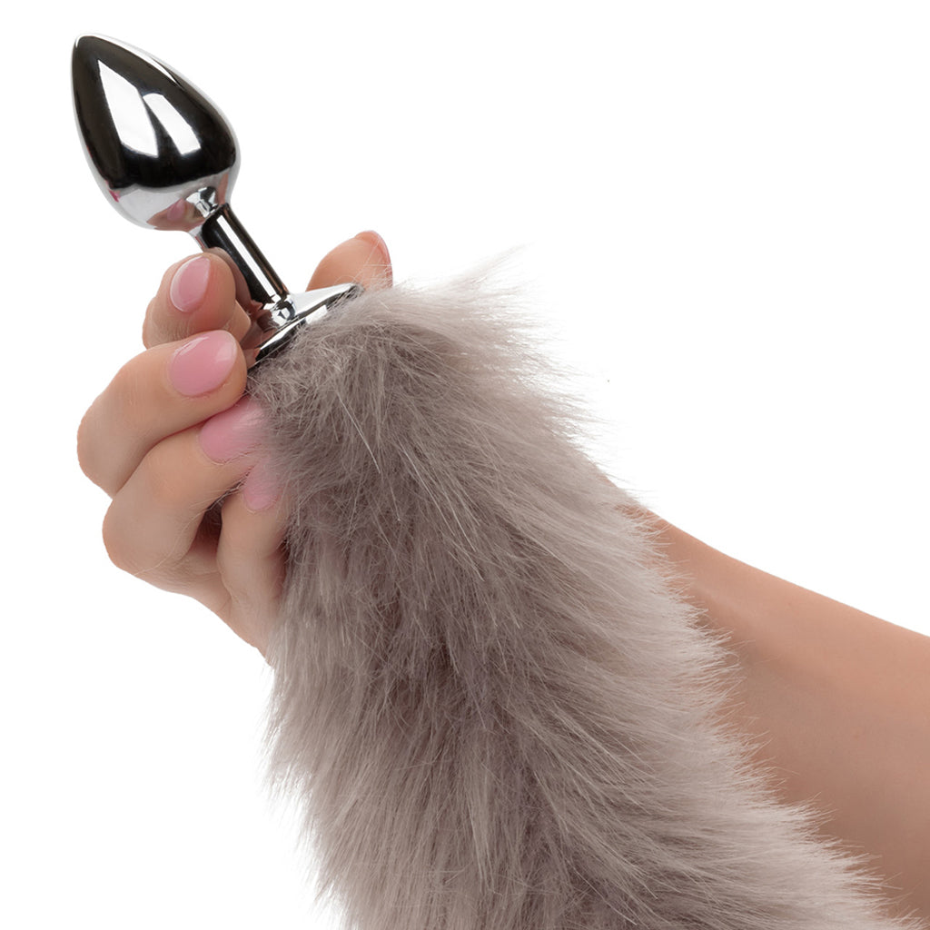 Running Wild Grey Tail Plug Anal Sex Toys > Butt Plugs